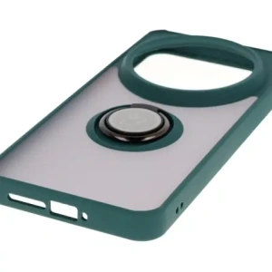 Buy Bizon Case Hybrid Ring Xiaomi 15 Ultra smoked with a dark green frame - BIZ9155 - {ean13} - Home Screen Store Europe