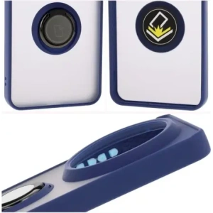 Kup Bizon Case Hybrid Ring Xiaomi 15 Ultra rauchig mit einem navyblauen Rahmen - BIZ9156 - {ean13} - Sklep Home Screen