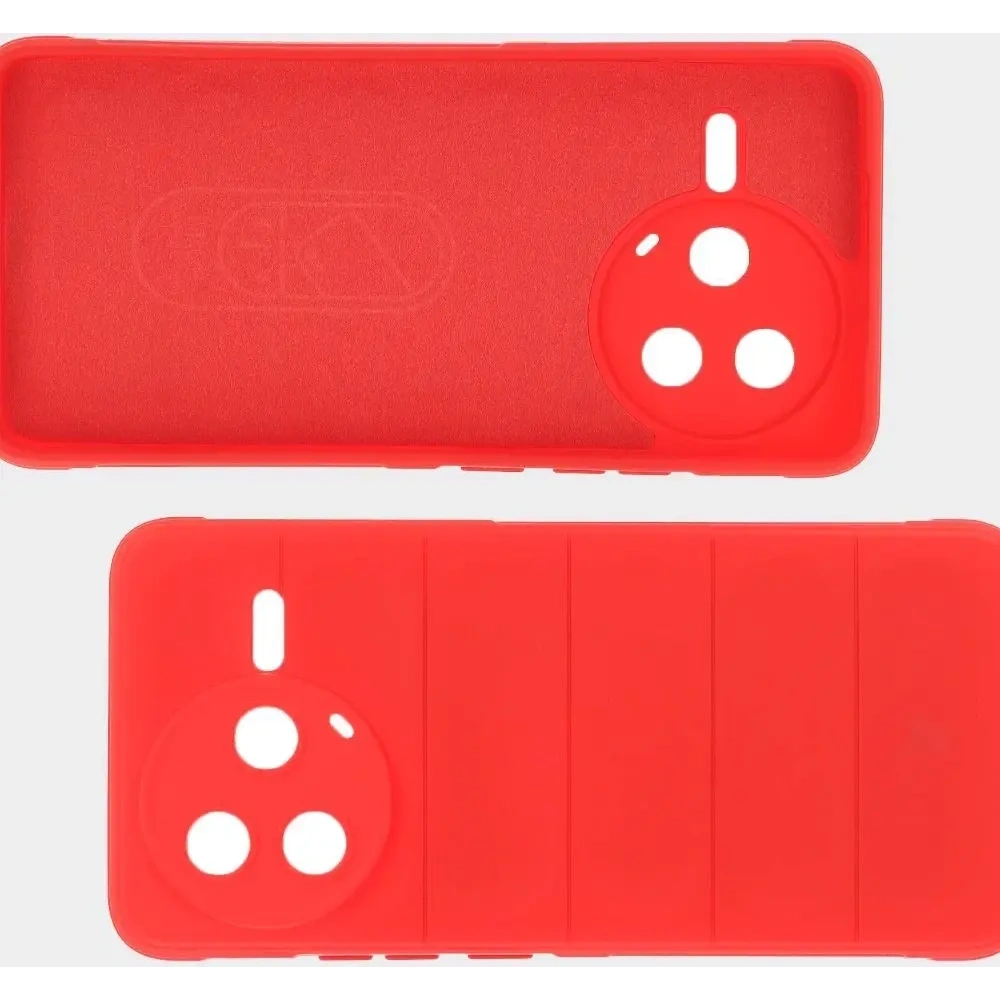 Pancerne etui Bizon Case Tur do Xiaomi Poco F7 Pro czerwone