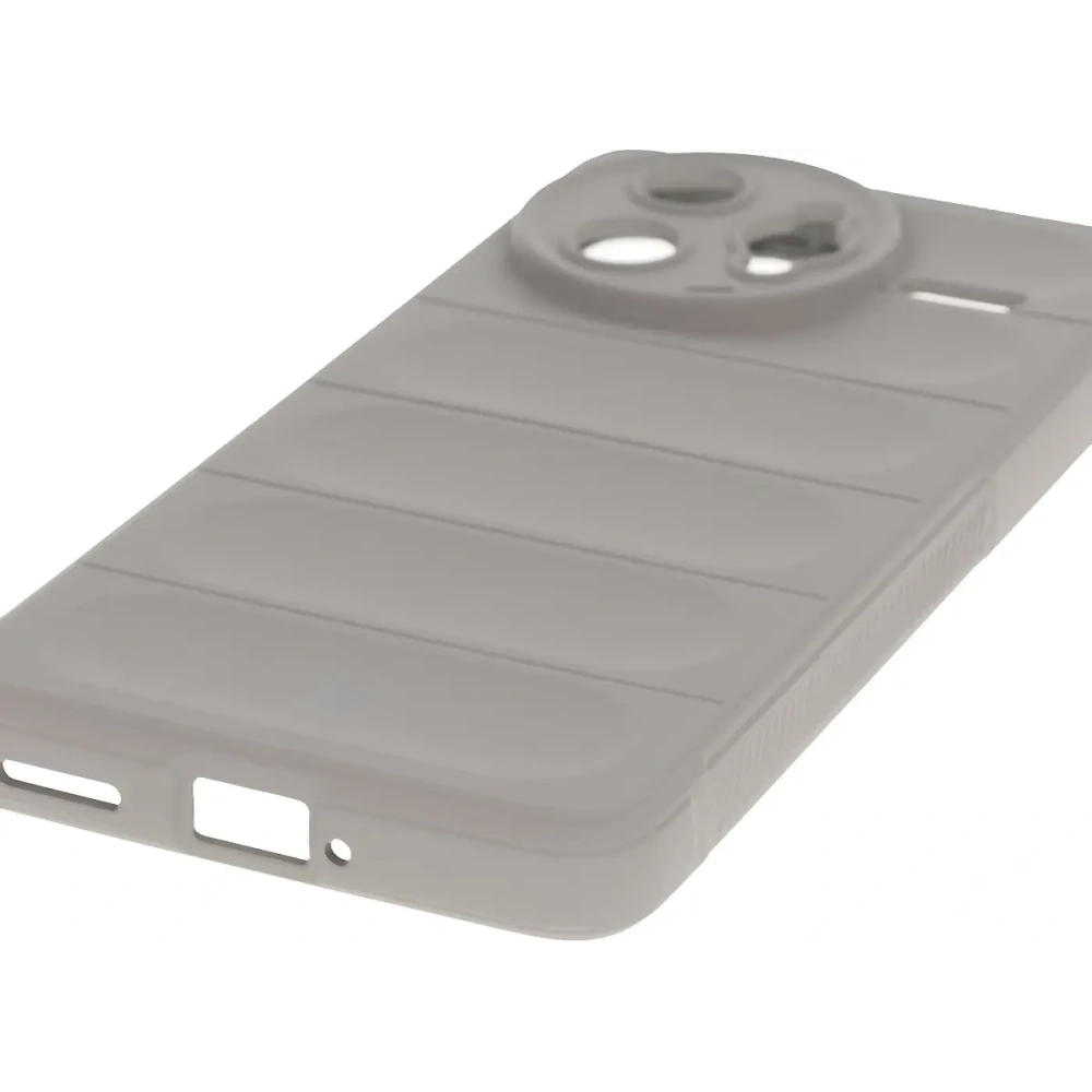 Pancerne etui Bizon Case Tur do Xiaomi Poco F7 Ultra jasnoszare