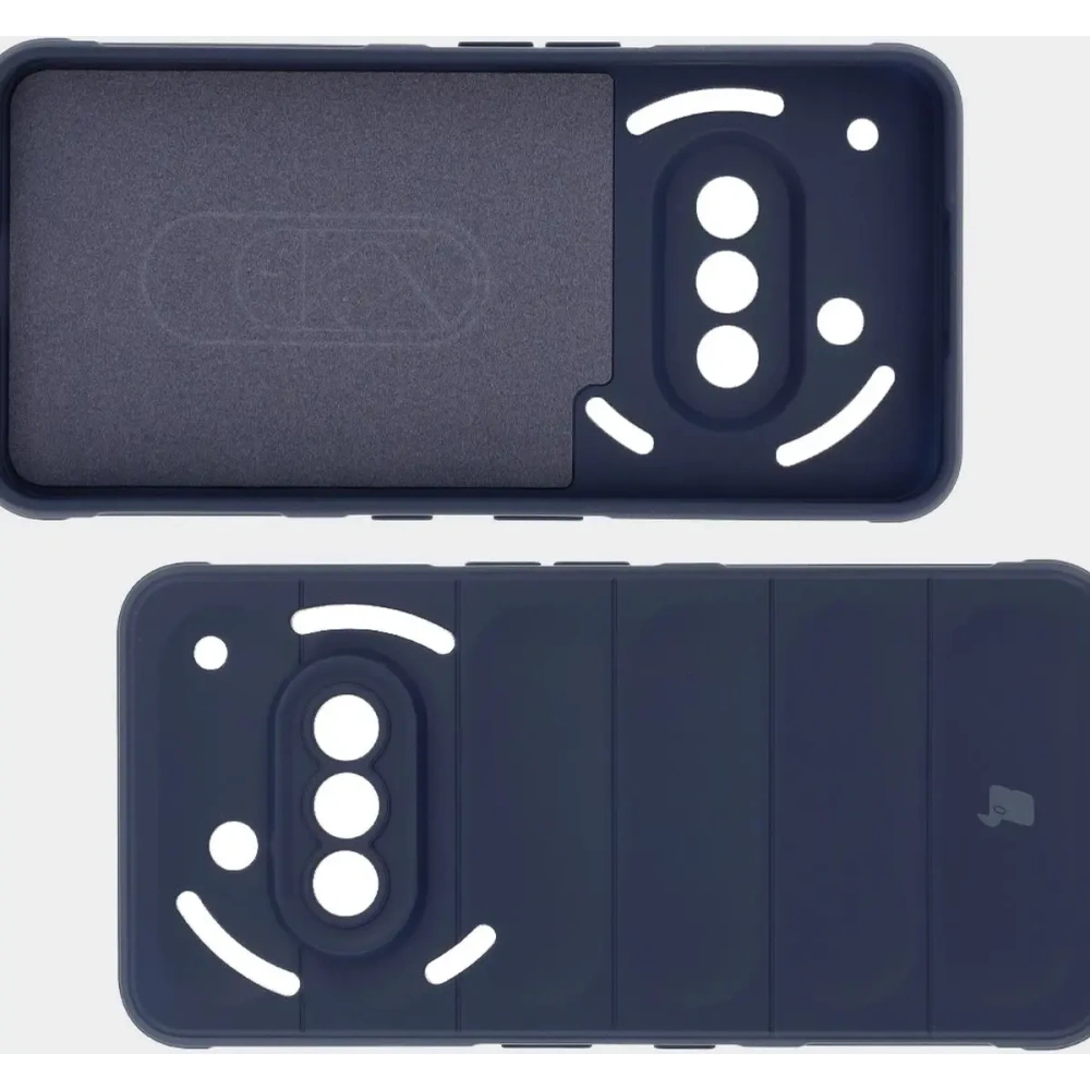 Pancerne etui Bizon Case Tur do Nothing Phone (3a) granatowe