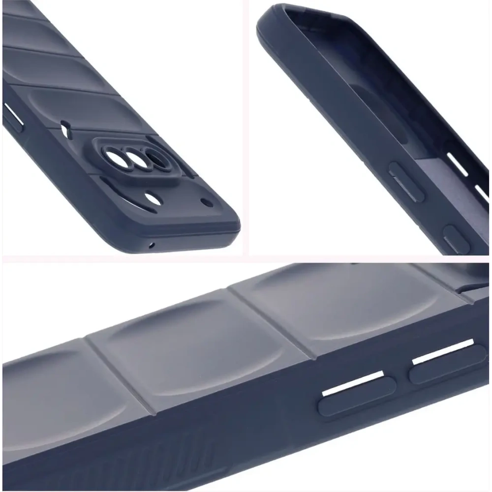 Pancerne etui Bizon Case Tur do Nothing Phone (3a) granatowe