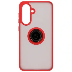 Buy Bizon Case Hybrid Ring Samsung Galaxy A36 5G smoky with a red frame - BIZ9163 - {ean13} - Home Screen Store Europe