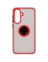 Buy Bizon Case Hybrid Ring Samsung Galaxy A36 5G smoky with a red frame - BIZ9163 - {ean13} - Home Screen Store Europe