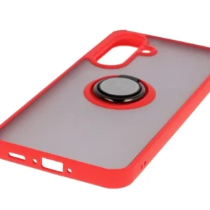 Buy Bizon Case Hybrid Ring Samsung Galaxy A36 5G smoky with a red frame - BIZ9163 - {ean13} - Home Screen Store Europe