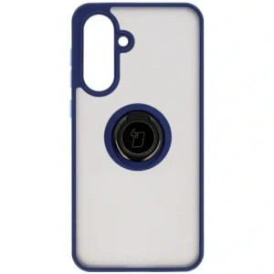Buy Bizon Case Hybrid Ring Samsung Galaxy A36 5G smoky with a navy blue frame - BIZ9164 - {ean13} - Home Screen Store Europe