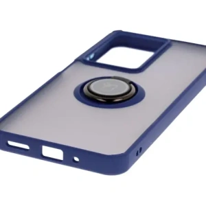 Buy Bizon Case Hybrid Ring Realme C75 4G / 14x 5G smoky with a navy blue frame - BIZ9165 - {ean13} - Home Screen Store Europe