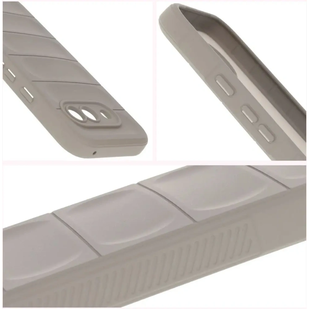 Pancerne etui Bizon Case Tur do Google Pixel 9a jasnoszare