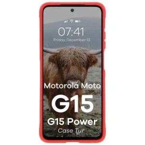 Kup Husă Bizon Tur Motorola Moto G15 / G15 Power roșie - BIZ9170 - {ean13} - Sklep Home Screen