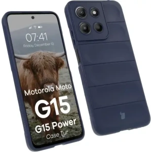 Buy Bizon Case Tur Motorola Moto G15 / G15 Power navy blue - BIZ9171 - {ean13} - Home Screen Store Europe