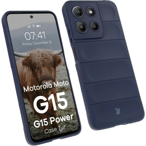 Kup Pancerne etui Bizon Case Tur do Motorola Moto G15 / G15 Power granatowe - BIZ9171 - {ean13} - Sklep Home Screen