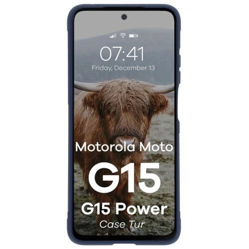 Kup Pancerne etui Bizon Case Tur do Motorola Moto G15 / G15 Power granatowe - BIZ9171 - {ean13} - Sklep Home Screen