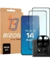 2x szkło na ekran + 1x na aparat Bizon Edge 3D Pack do Realme 14 Pro 5G
