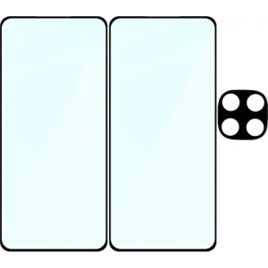 Buy Bizon Edge 2 Pack 2x tempered glass + 1x lens protection Realme 14 Pro 5G - BIZ9175 - {ean13} - Home Screen Store Europe