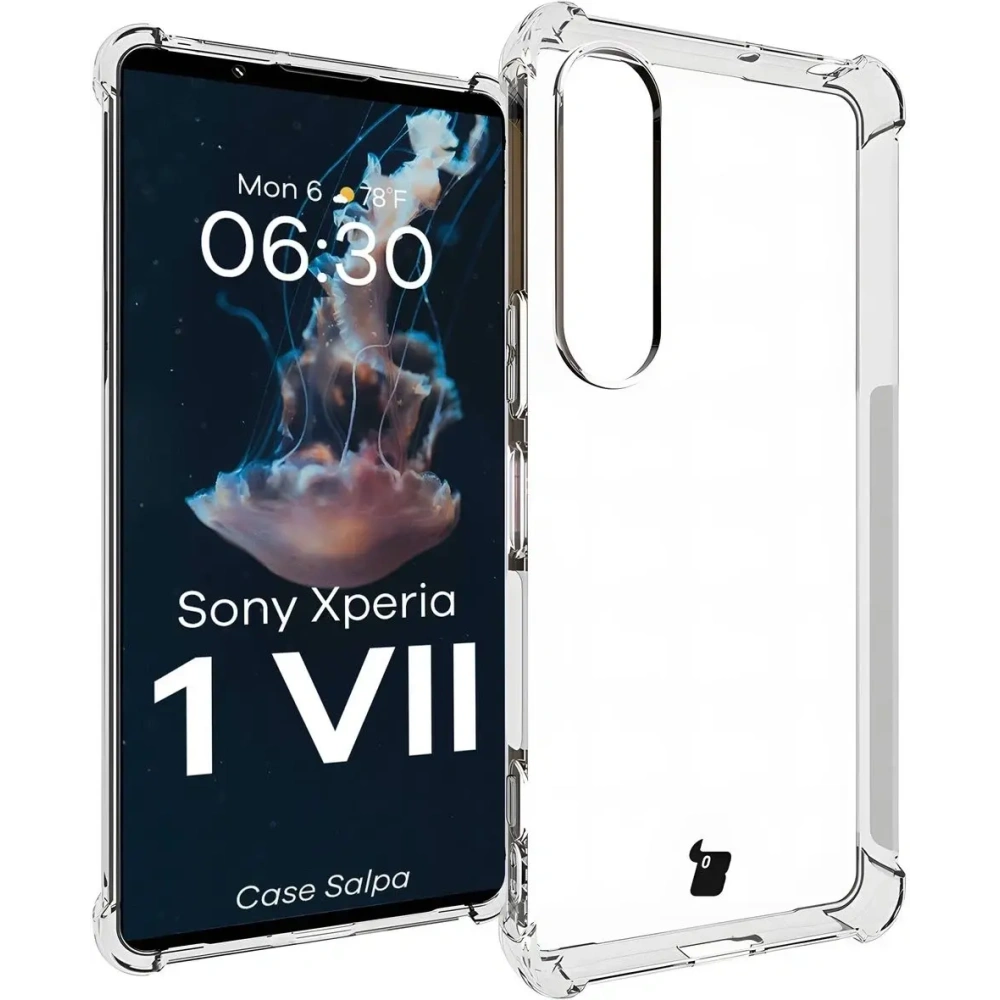 Elastyczne etui Bizon Case Salpa do Sony Xperia 1 VII przezroczyste