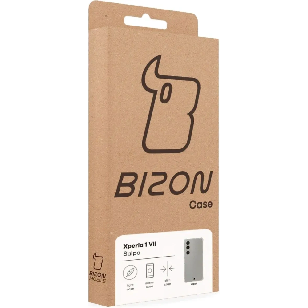 Elastyczne etui Bizon Case Salpa do Sony Xperia 1 VII przezroczyste