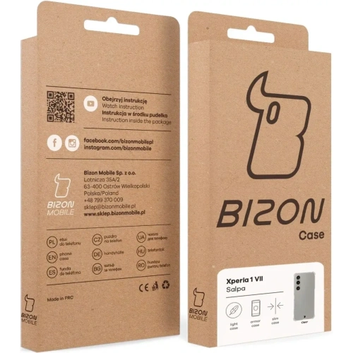 Kup Elastyczne etui Bizon Case Salpa do Sony Xperia 1 VII przezroczyste - BIZ9177 - {ean13} - Sklep Home Screen