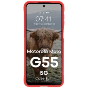 Kup Carcasa Bizon Tur Motorola Moto G55 5G roșie - BIZ9182 - {ean13} - Sklep Home Screen