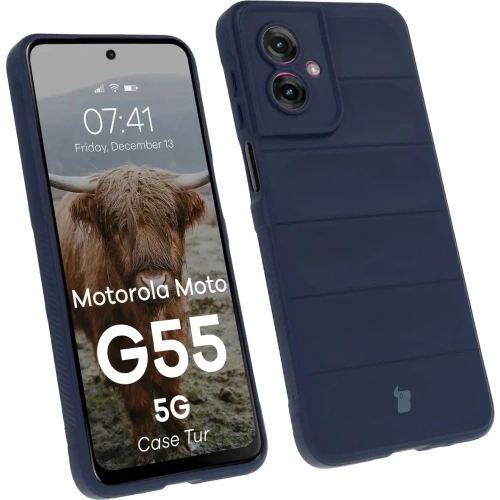 Kup Bizon Case Tur Motorola Moto G55 5G námořnická modrá - BIZ9183 - {ean13} - Sklep Home Screen