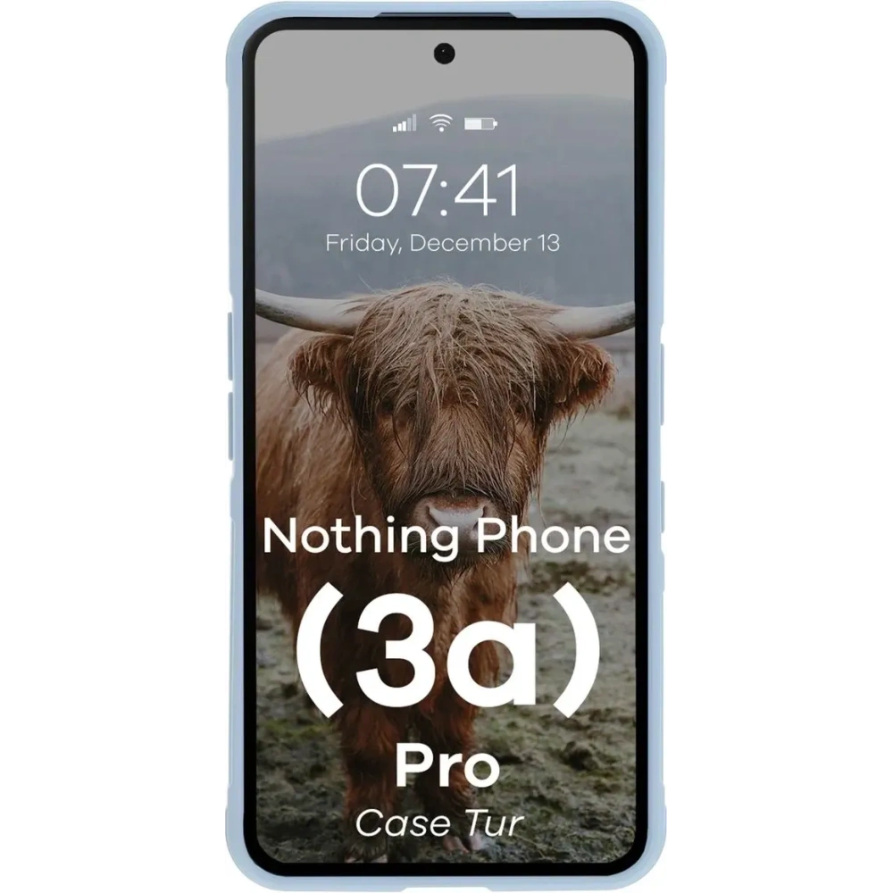 Pancerne etui Bizon Case Tur do Nothing Phone (3a) Pro jasnoniebieskie