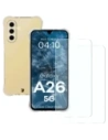 Bizon Case Clear Pack Hülle + 2x Displayschutzglas für Samsung Galaxy A26 5G