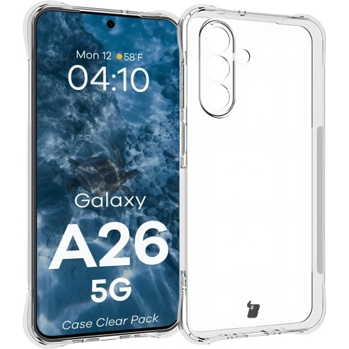 Kup Bizon Case Clear Pack Hülle + 2x Displayschutzglas für Samsung Galaxy A26 5G - BIZ9187 - {ean13} - Sklep Home Screen