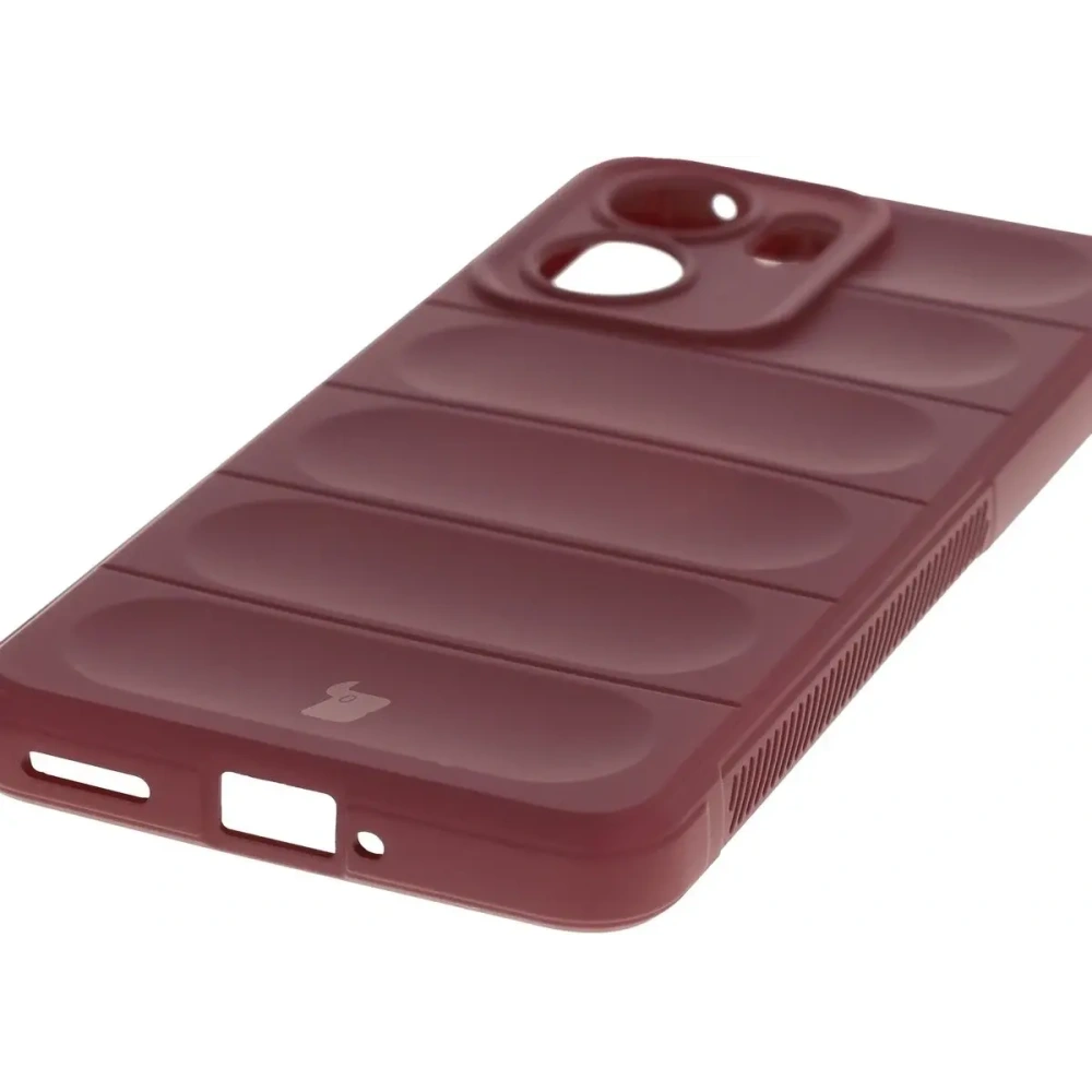 Pancerne etui Bizon Case Tur do Oppo Reno13 F burgundowe