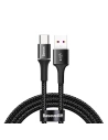 Baseus USB-C-Kabel mit LED-Beleuchtung Halo zu Huawei SuperCharge, 5A, 1m, 40W (schwarz)