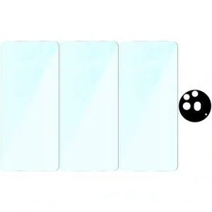 Buy Bizon Clear 2 Pack 3x tempered glass + 1x lens protection Nothing Phone (3a) Pro - BIZ9193 - {ean13} - Home Screen Store Europe