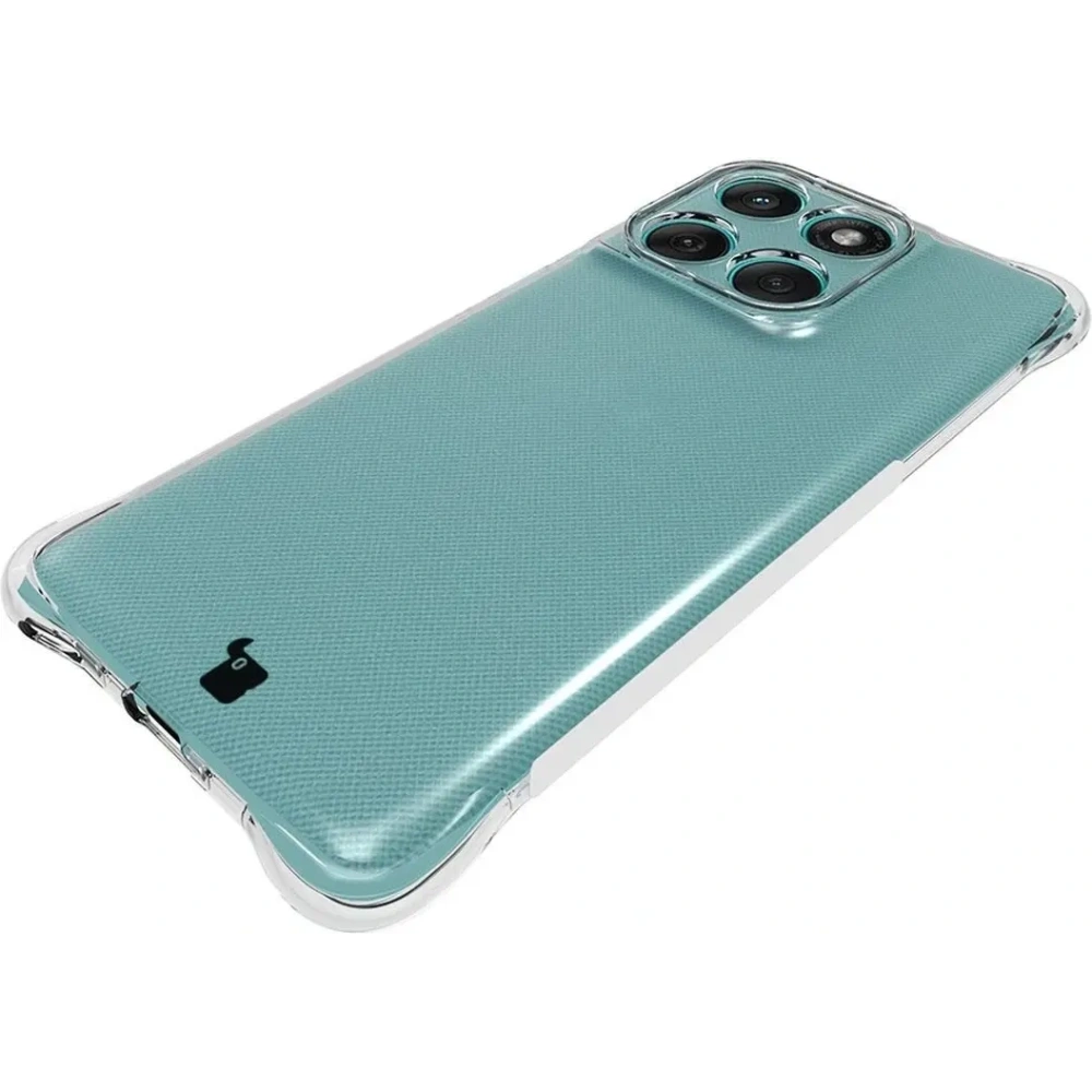 Etui + 2x folia na ekran Bizon Case Clear Pack do Motorola Edge 60 Fusion / Edge 60