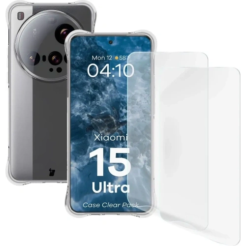Kup Bizon Case Clear Pack flexibilní pouzdro + 2x ochranná fólie na displej Xiaomi 15 Ultra - BIZ9196 - {ean13} - Sklep Home Screen