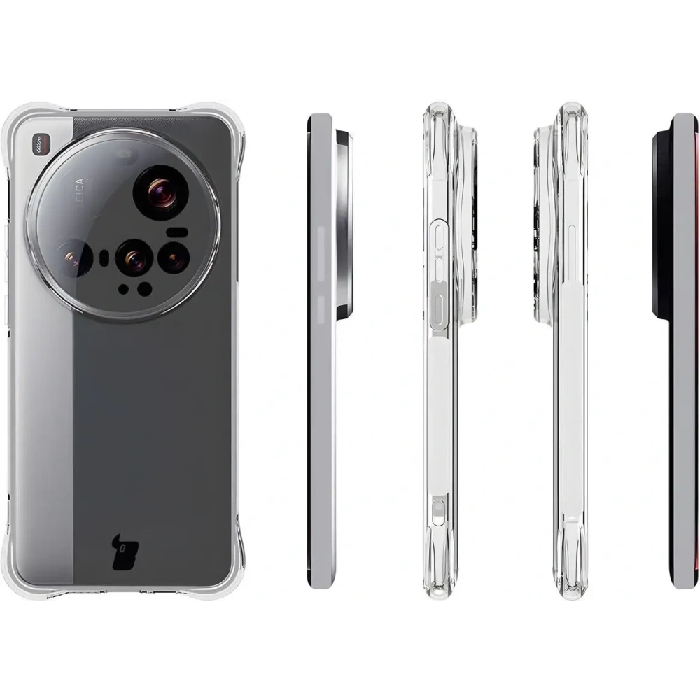Etui + 2x folia na ekran Bizon Case Clear Pack do Xiaomi 15 Ultra