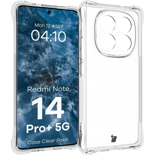 Kup Bizon Case Clear Pack rugalmas tok + 2x kijelzőfólia Xiaomi Redmi Note 14 Pro+ Plus 5G - BIZ9197 - {ean13} - Sklep Home Screen