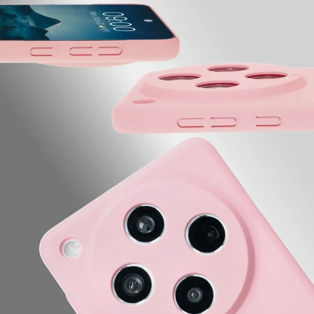 Etui Bizon Case Łupka do Oppo Find X8 Pro różowe