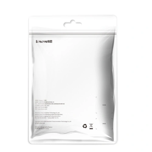 Kup USB-C kábel LED háttérvilágítással Baseus Halo Huawei SuperCharge-hoz, 5A, 1m, 40W (fekete) - BSU1514BLK - {ean13} - Sklep Home Screen