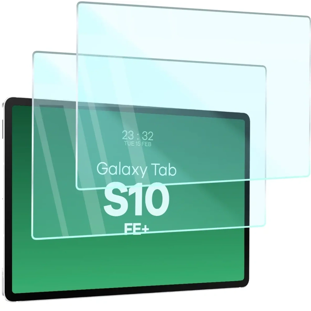 Szkło hartowane do tabletu Bizon Glass Tab Clear do Samsung Galaxy Tab S10 FE+ Plus [2 PACK]