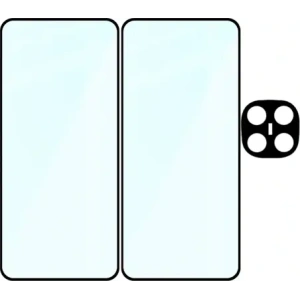 Kup 2x szkło na ekran + 1x na aparat Bizon Edge 2 3D Pack do Xiaomi Redmi Note 14 Pro+ Plus 5G - BIZ9202 - {ean13} - Sklep Home Screen