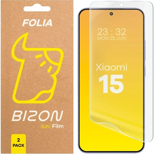 Kup Bizon Üvegfólia Napfény Xiaomi 15 [2 CSOMAG] - BIZ9204 - {ean13} - Sklep Home Screen