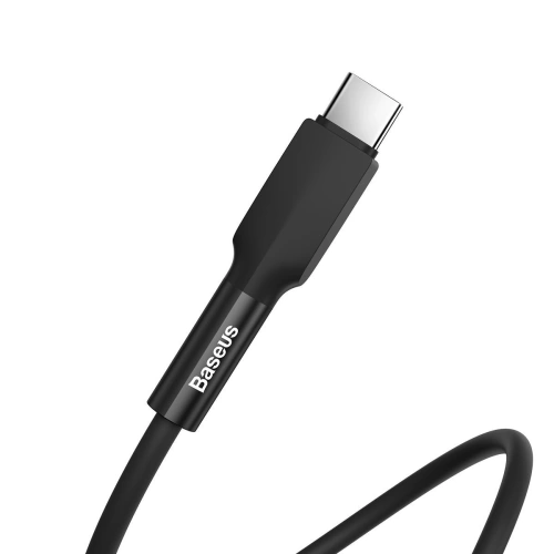 Kup USB-C kábel Baseus Szilikon, 3A, 1m (fekete) - BSU1515BLK - {ean13} - Sklep Home Screen