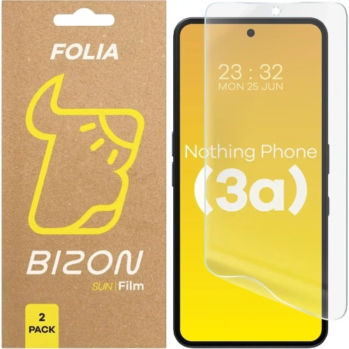Kup Folia matowa Bizon Glass Film Sun do Nothing Phone (3a) [2 PACK] - BIZ9205 - {ean13} - Sklep Home Screen