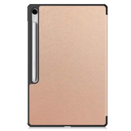Bizon Case Tab Croc Samsung Galaxy Tab S10 FE+ Plus rose gold