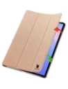 Etui z klapką Bizon Case Tab Croc do Samsung Galaxy Tab S10 FE+ Plus różowozłote