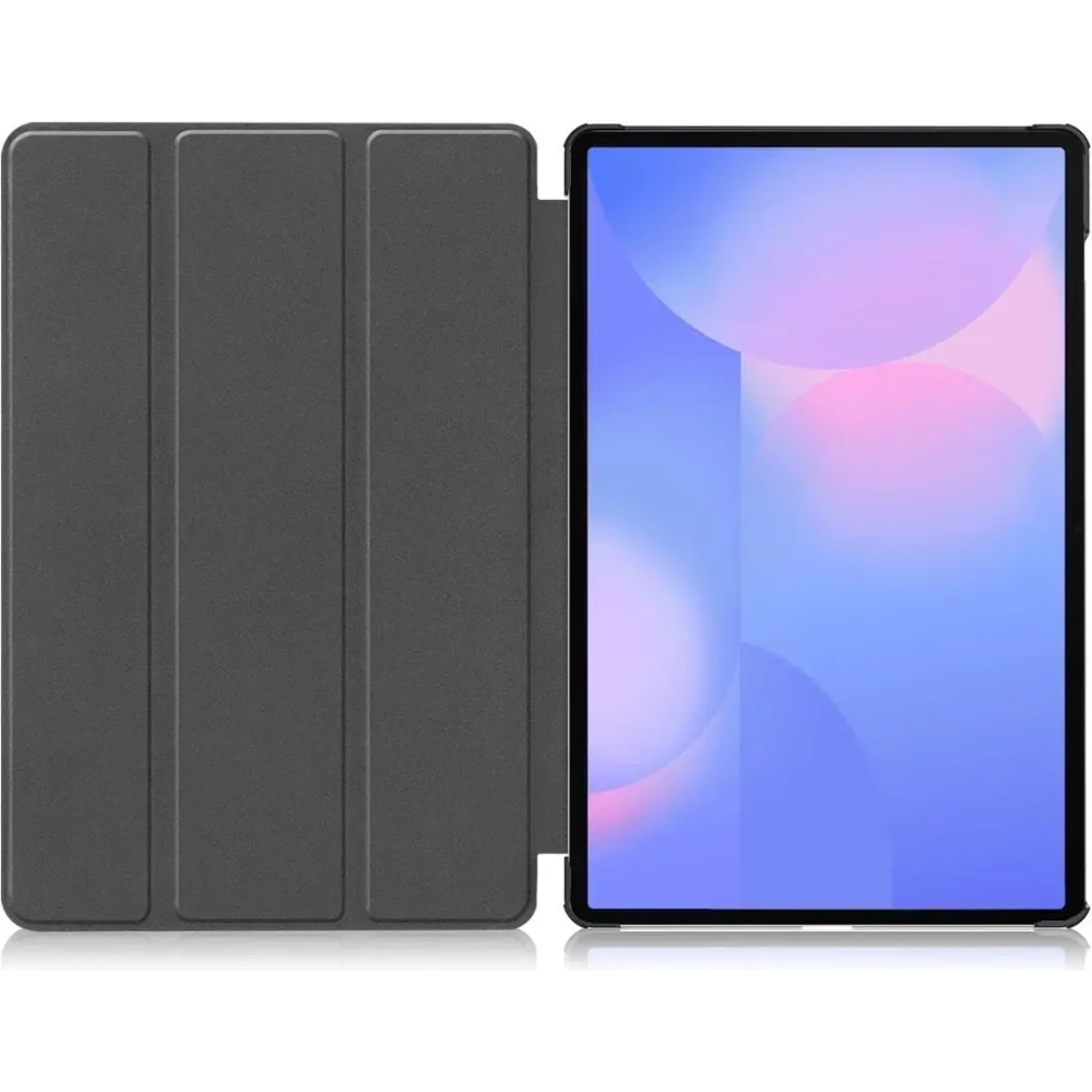 Etui z klapką Bizon Case Tab Croc do Samsung Galaxy Tab S10 FE+ Plus różowozłote