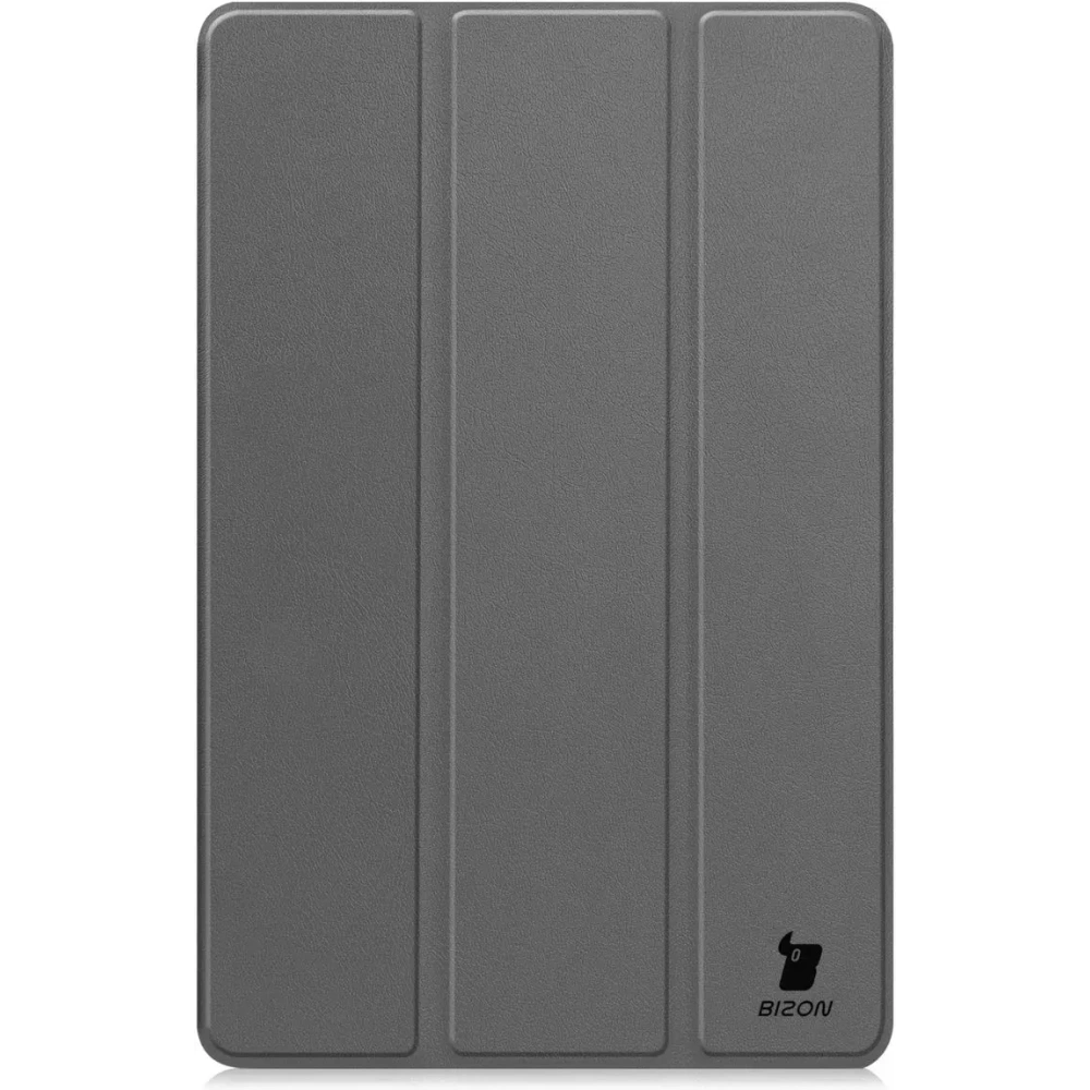 Etui z klapką Bizon Case Tab Croc do Samsung Galaxy Tab S10 FE+ Plus szare