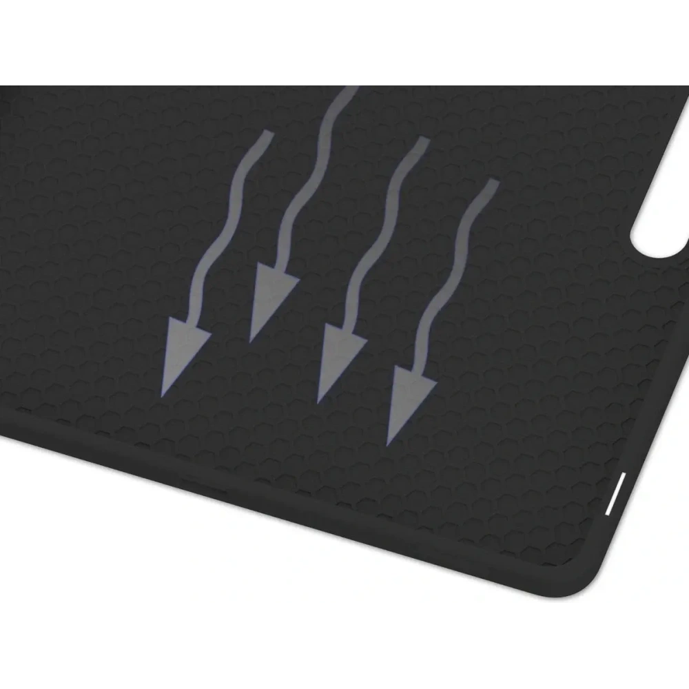 Etui z klapką Bizon Case Tab Lizard do Samsung Galaxy Tab S10 FE+ Plus czarne