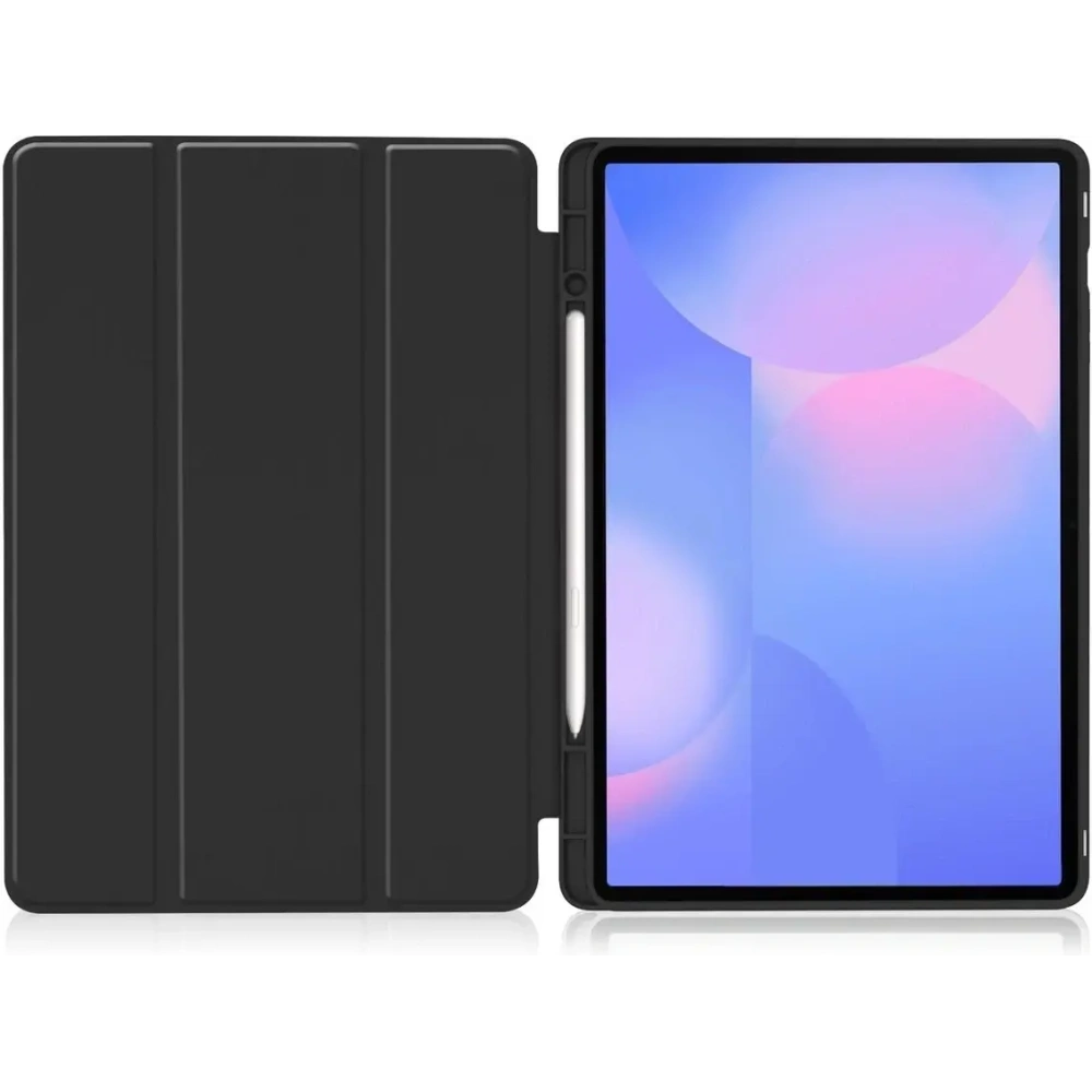Etui z klapką Bizon Case Tab Lizard do Samsung Galaxy Tab S10 FE+ Plus czarne