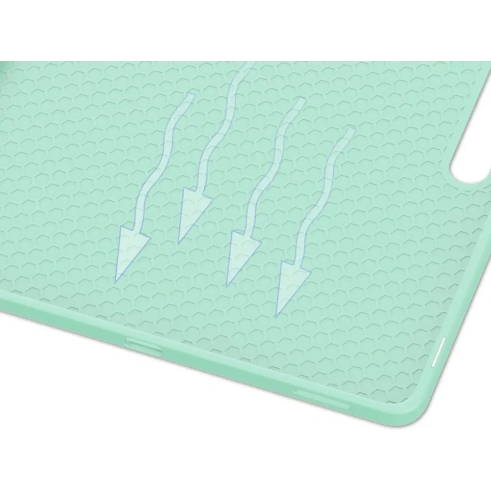 Etui z klapką Bizon Case Tab Lizard do Samsung Galaxy Tab S10 FE+ Plus miętowe