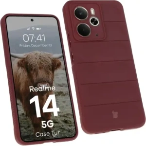 Bizon Case Tur Realme 14 5G burgundy