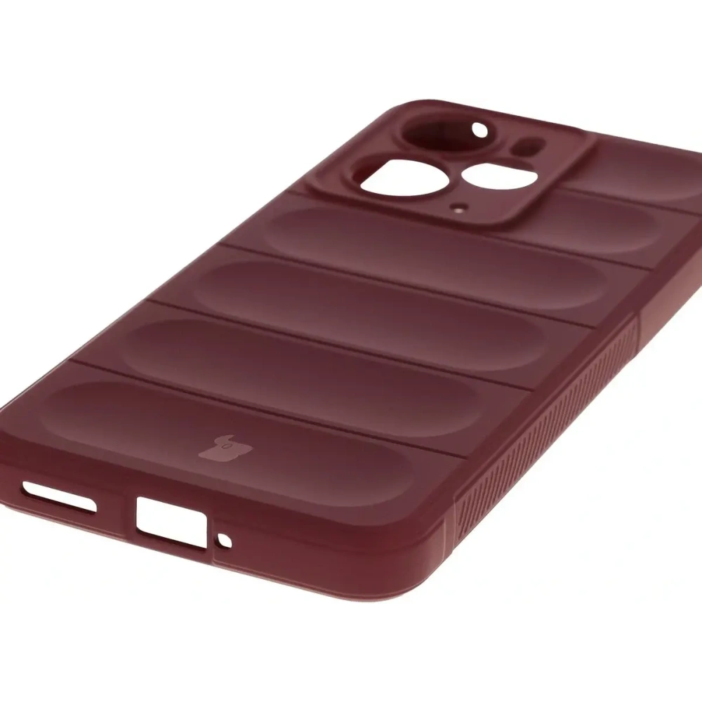 Pancerne etui Bizon Case Tur do Realme 14 5G burgundowe