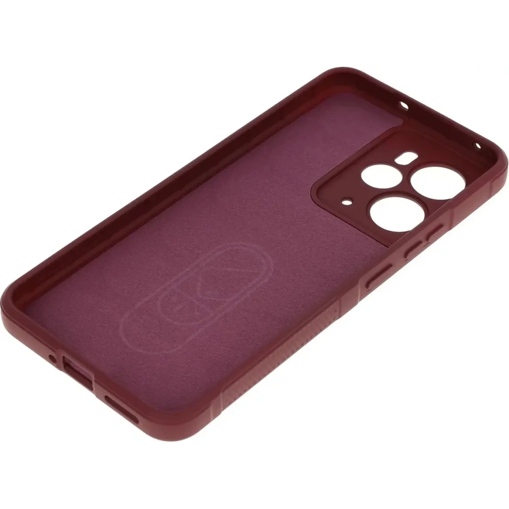 Pancerne etui Bizon Case Tur do Realme 14 5G burgundowe